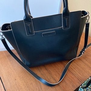 Leather tote bag, Vera Bradley